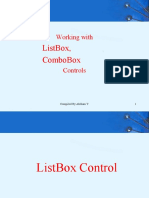 LISTBOX AND COMBOBOX CONTROLS