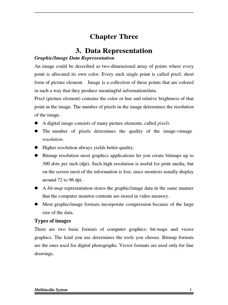 Multimedia Systems Chapter 3 PDF Digital Audio Pixel