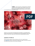 Ntroduction Coronavirus Essay in English - : Respiratory