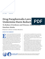 Drug Paraphernalia Laws Undermine Harm Reduction