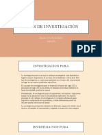 Tipos de Investigación