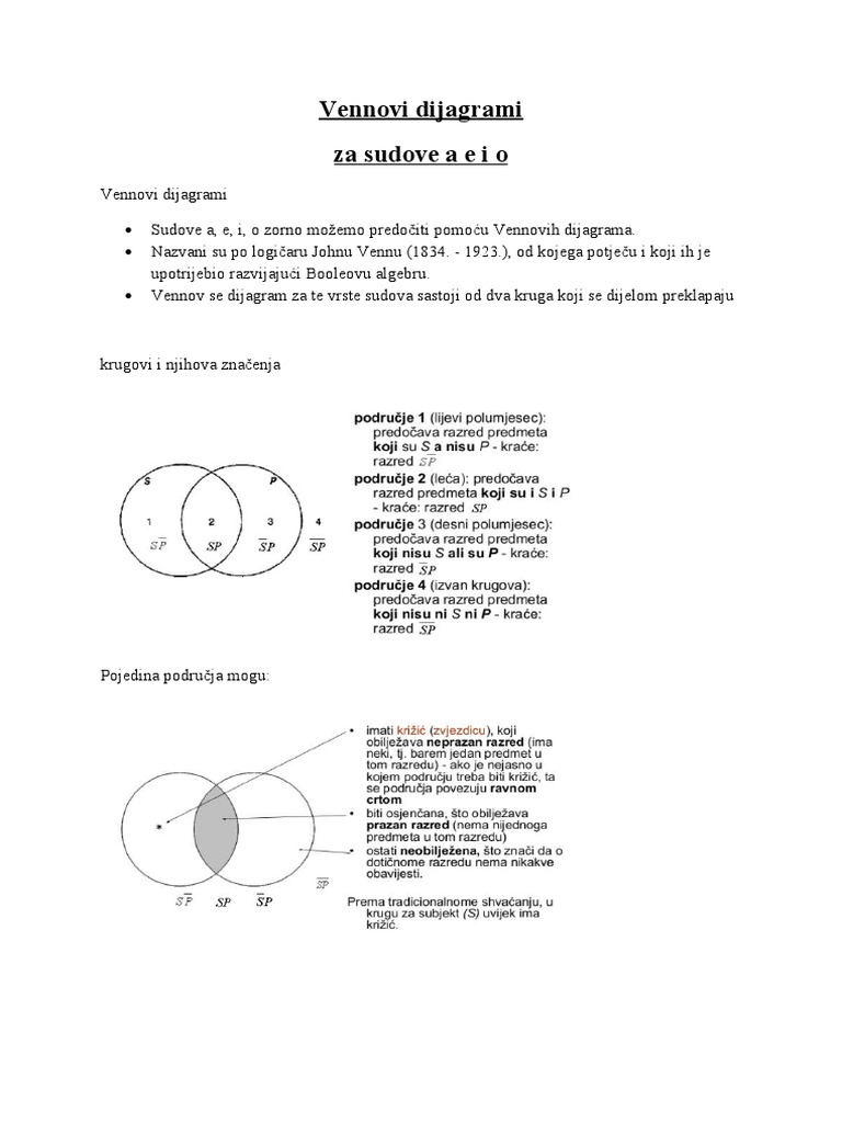 Vennovi Dijagrami | PDF