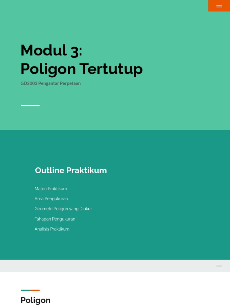 Geometri dan Praktikum Poligon Tertutup | PDF