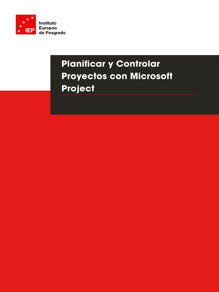 Planificar Proyectos Iep-Pcmp - U1 | PDF | Microsoft Excel | Microsoft ...