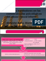 Factores Mediadores en Las Consecuencias Psicológicas Del Abuso Sexual Infantil