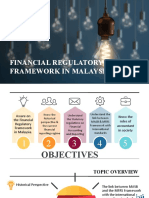 Topic 1 - Financial Regulatory Framework in Malaysia