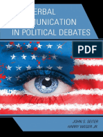 (Lexington Studies in Political Communication) John S. Seiter, Harry Weger JR - Nonverbal Communication in Political Debates-Lexington Books, Rowman & Littlefield (2020)