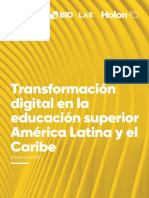 Transformacion Digital en La Educacion Superior America Latina y El Caribe