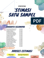 Statistika-Estimasi 1 Sampel