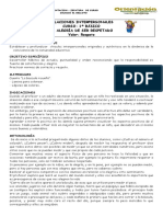 1° Básico RELAC INTERPERSONALES - ALEGRIA DE SER RESPETADO - COL EL BELLOTO