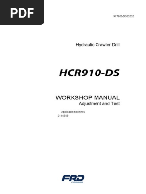 HCR910-DS 917600-D302020 en | PDF | Screw | Drill