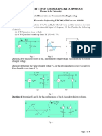 TIET ECE Tutorial Sheet 2 Half Wave Rectifier Circuits