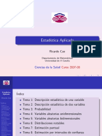 Estadistica Aplicada Ciencias Da La Salu