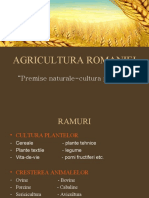Agricultura Romaniei