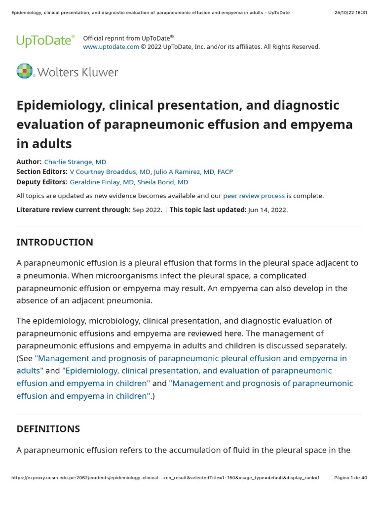 Image Result For Pneumonia Parapneumonic Effusion Clinical Pathway