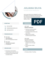 Putih Profesional CV Spesialis Sosial Media Resume