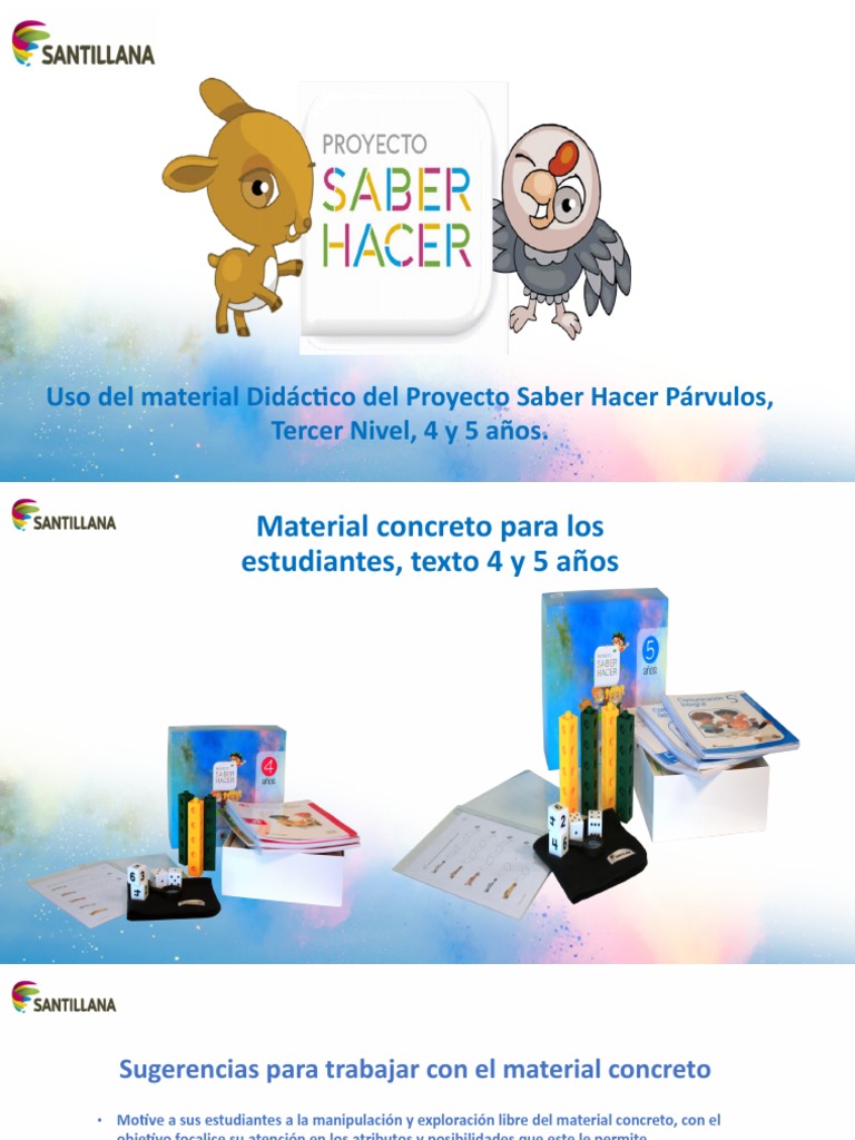 Uso de Material Concreto en Educación Infantil | PDF | Palabra | Sílaba