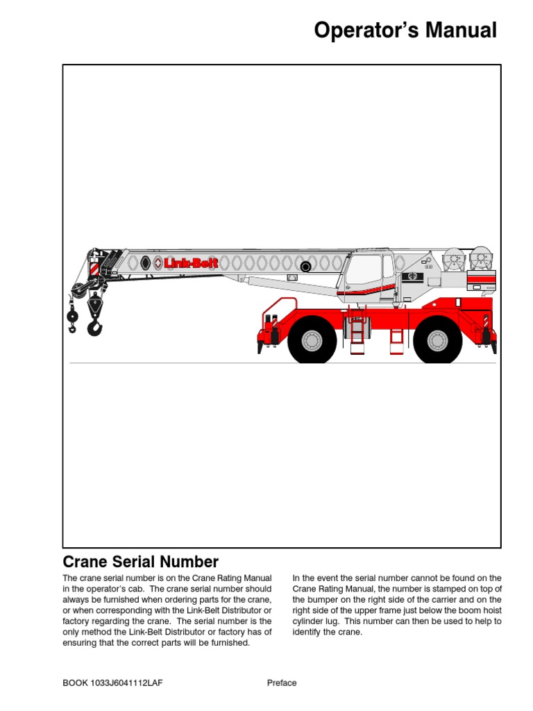 RTC-8050 II - Operators Manual | PDF | Crane (Machine) | Electromagnetic  Interference
