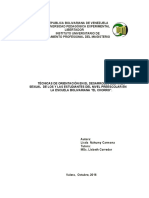 Republica Bolivariana de Venezuela Universidad Pedagógica Experimental Libertador Instituto Universitario de Mejoramiento Profesional Del Magisterio