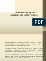 Cultural Sensitivity and Adaptation To Global Culture
