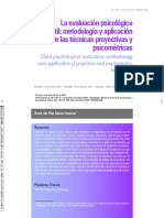 La Evaluación Psicológica Infantil Metodología y Aplicación de Las Técnicas Proyectivas y Psicométricas