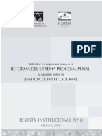 Libro "Reforma del sistema procesal penal" AMAG 2008