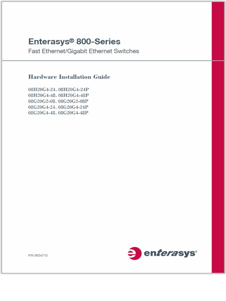 Enterasys 800 PDF