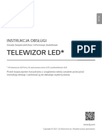 Telewizor Led : Instrukcja Obsługi