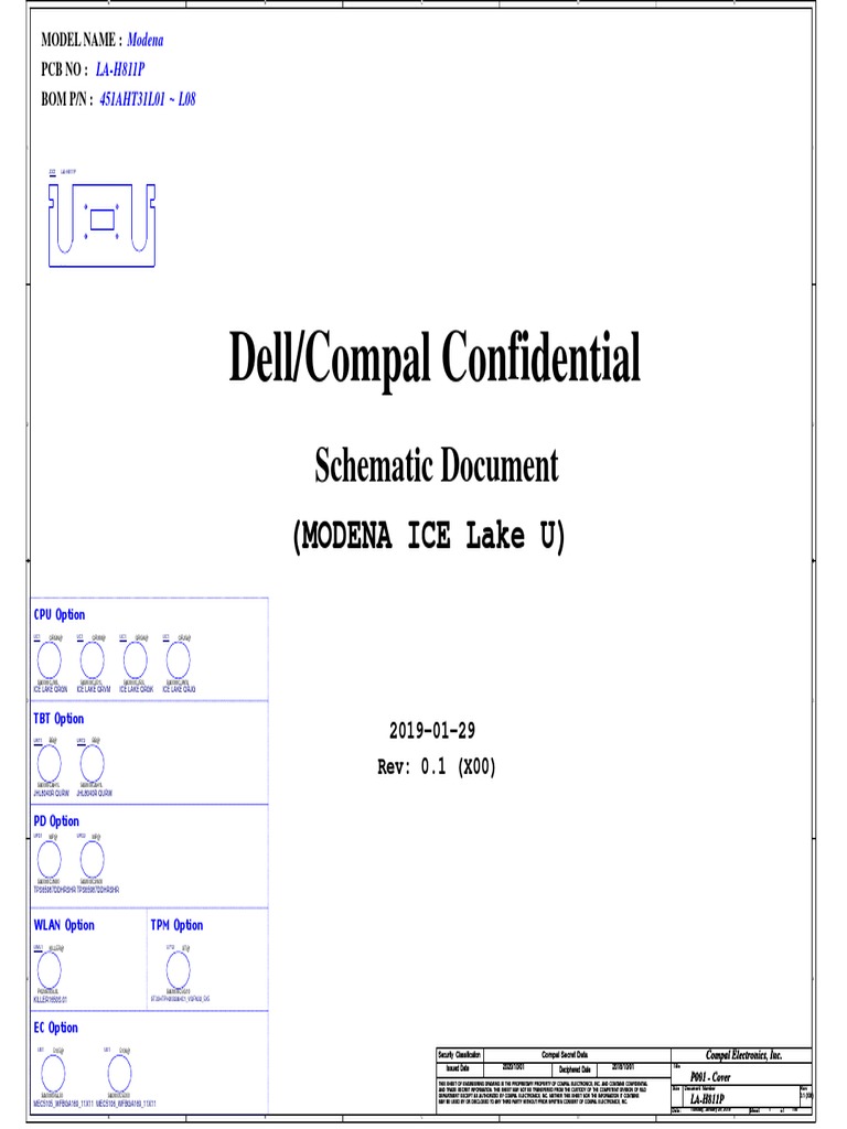LA-H811P Schematic and BIOS Overview | PDF | Office Equipment ...