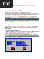 Configure LDAP Client To Authenticate With LDAP Server