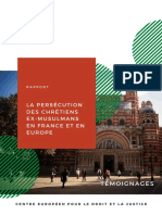 La Persécution Des Chrétiens Ex-Musulmans en France Et en Europe