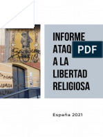 Informe Ataques A La Libertad Religiosa España 2021