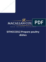 Prepare Poultry Dishes Guide