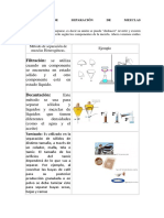 Métodos de separación de mezclas en