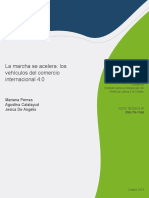 La Marcha Se Acelera Los Vehículos Del Comercio Internacional 4.0 Es