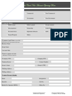 B2B Reloadable Account Form