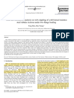 2006 - Yield Line Mechanism Analysis On Web Crippling of Cold-Formed Stainless