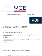 Calendarización Ensayo SIMCE Educación Media