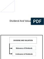 Chapter 8 Dividend and Valuation