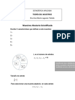 Muestreo Aleatorio Estratificado Teoria y Formulas