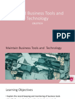 Maintaining and Securing Business Tools and Technology
