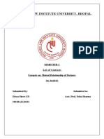 Partners' Mutual Relationship Analysis