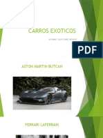 CARROS EXOTICOS