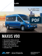 Maxus V90 Ficha Tecnica