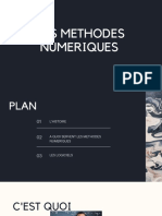 Les Methodes Numerique