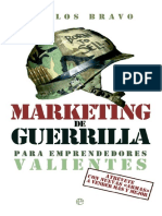 Marketing de guerrilla para emprendedores - Carlos Bravo