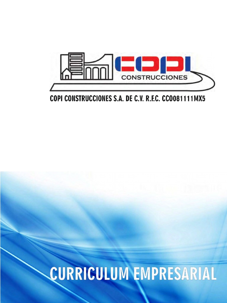 Servicios de COPI Construcciones S.A. | PDF | Calidad (comercial ...