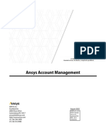Ansys Account Management