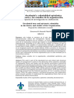 Giro Decolonial y Colonialidad Epistémica en La Teoría y Los Estudios de La Organización