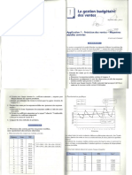 Exercice - Corrigés Budget de Vente